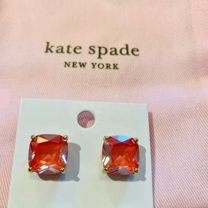 Kate Spade Square Studs Pink